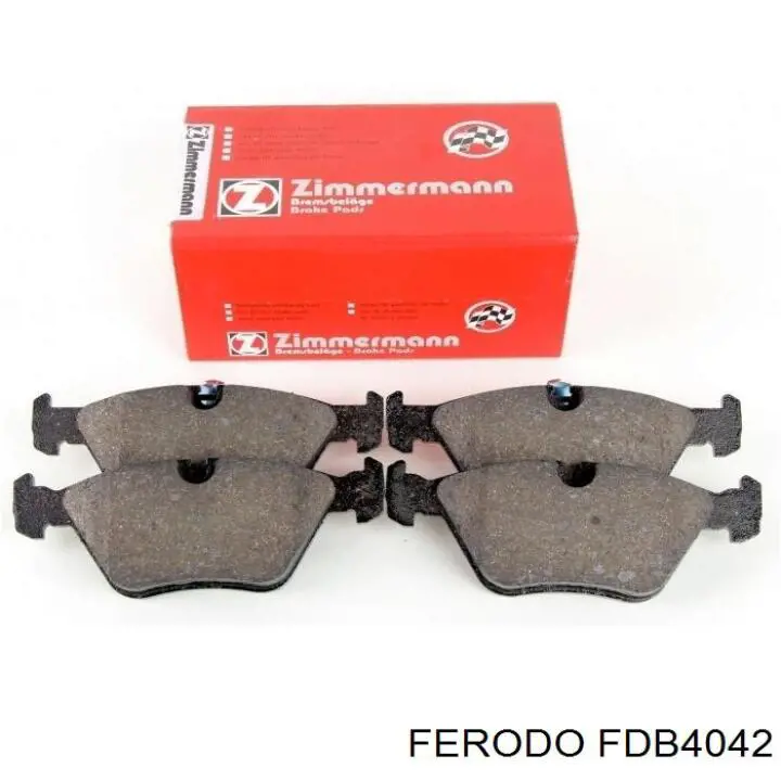 Задні гальмівні колодки FDB4042 Ferodo