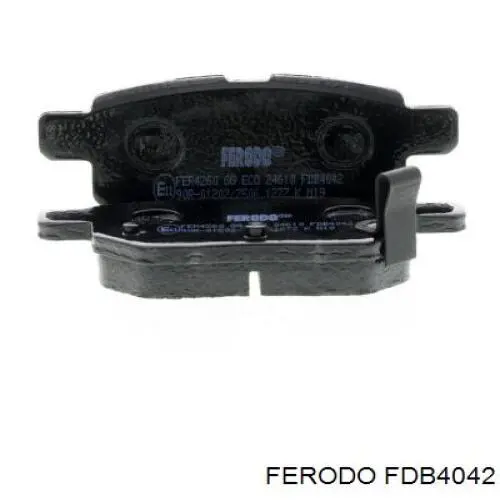 FDB4042 Ferodo колодки гальмові задні, дискові