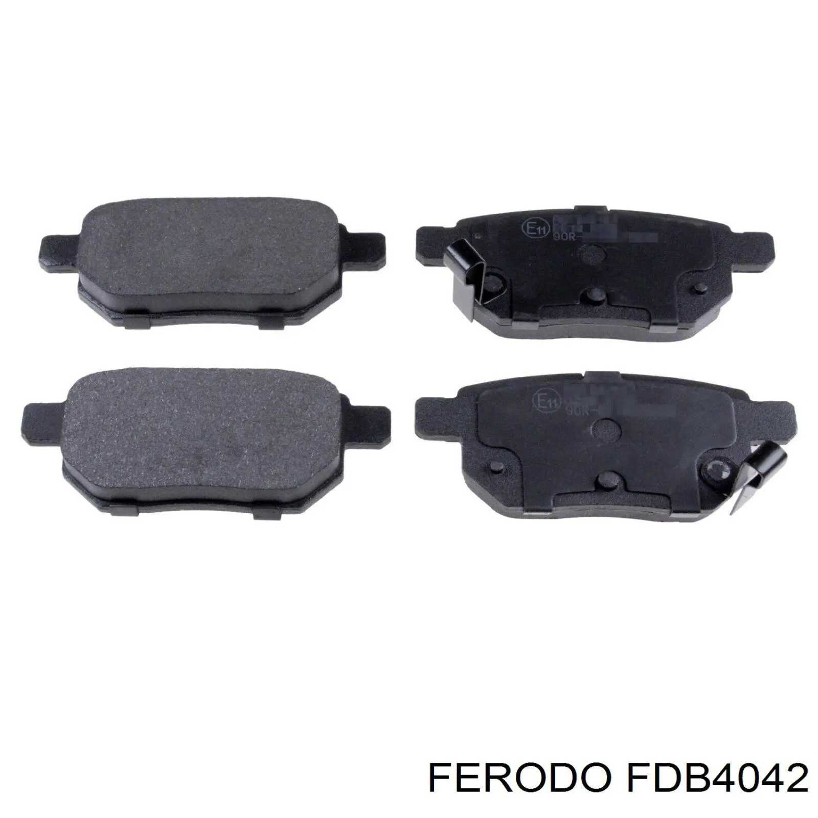 Задні дискові колодки Ferodo FDB4042