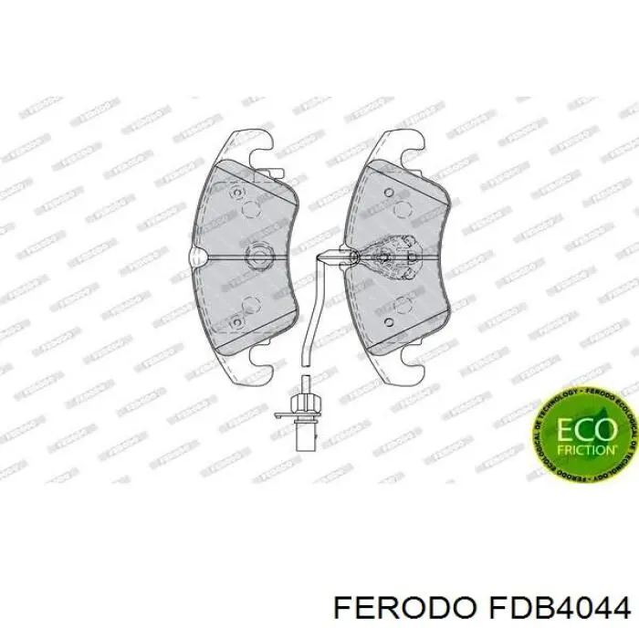 FDB4044 Ferodo Передні гальмівні колодки