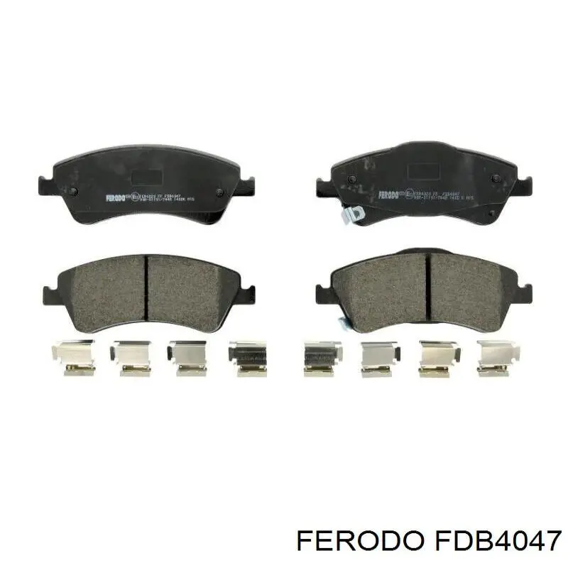 FDB4047 Ferodo колодки гальмівні передні, дискові
