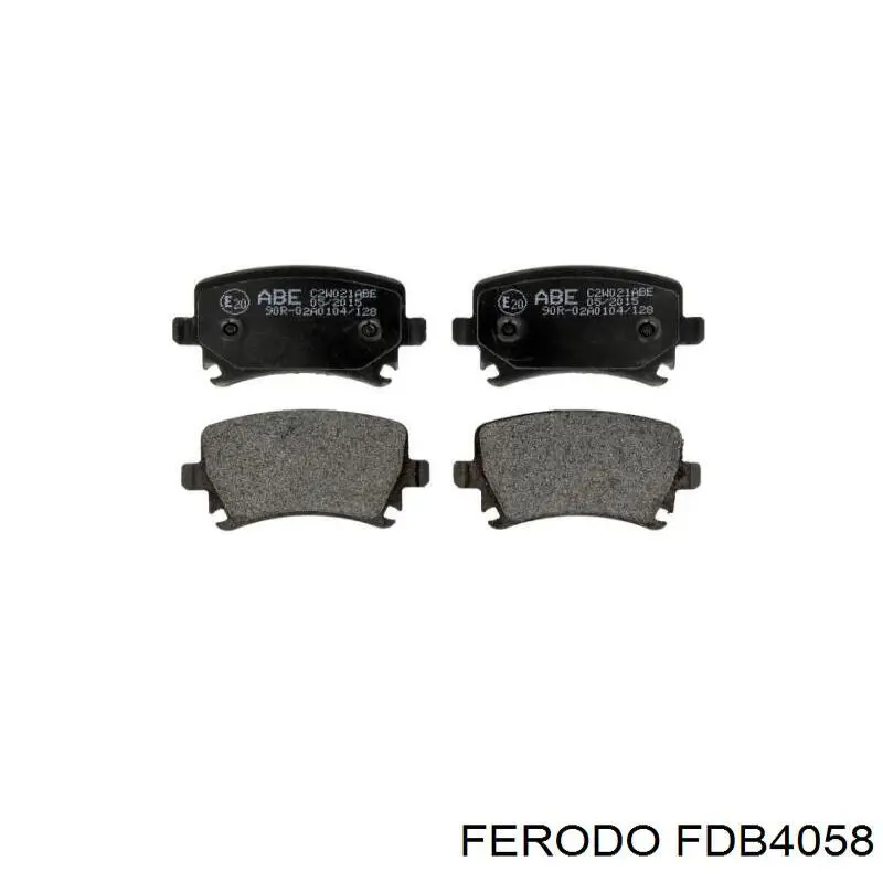 Задні гальмівні колодки Ferodo FDB4058 ціна, від 29.01 USD