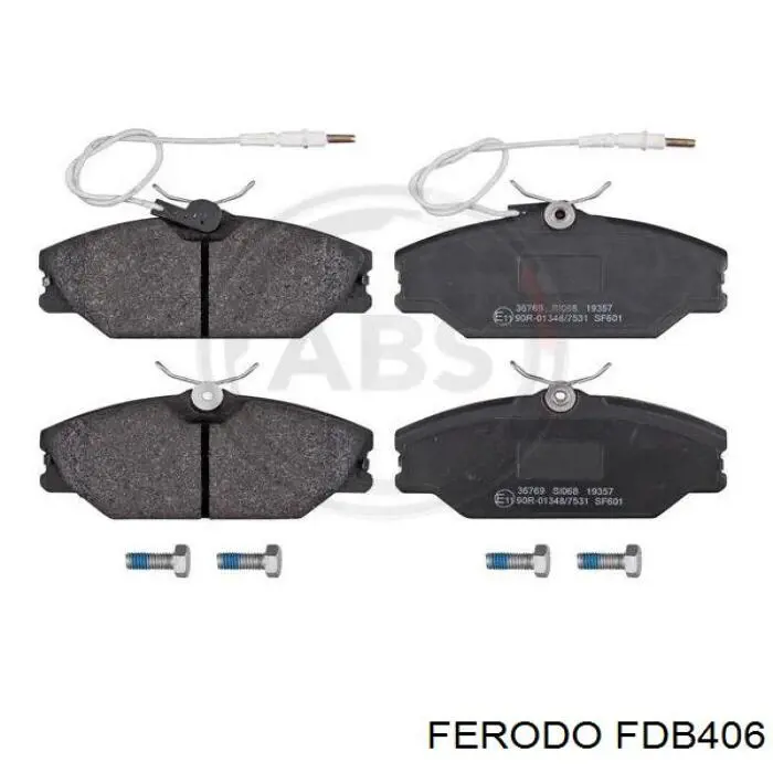 Тормозні колодки Ferodo FDB406