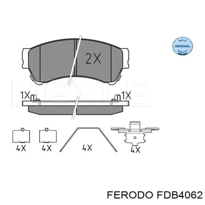 Тормозні колодки Ferodo FDB4062