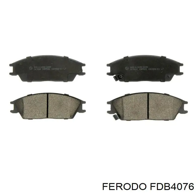 Передні тормозні колодки FDB4076 Ferodo