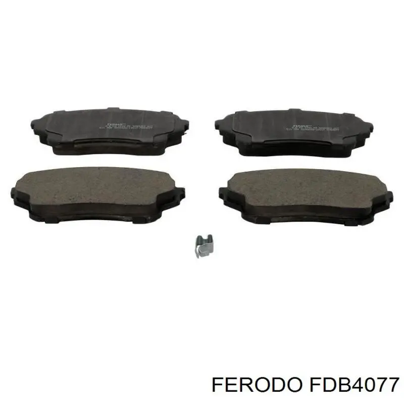 FDB4077 Ferodo колодки гальмівні передні, дискові