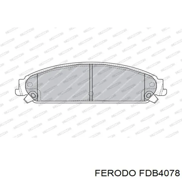 Гальмівні колодки Ferodo FDB4078 ціна, від 55.76 USD