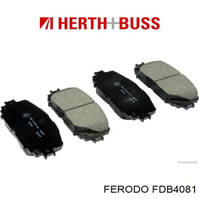 Гальмівні колодки Ferodo FDB4081 ціна, від 20.12 USD
