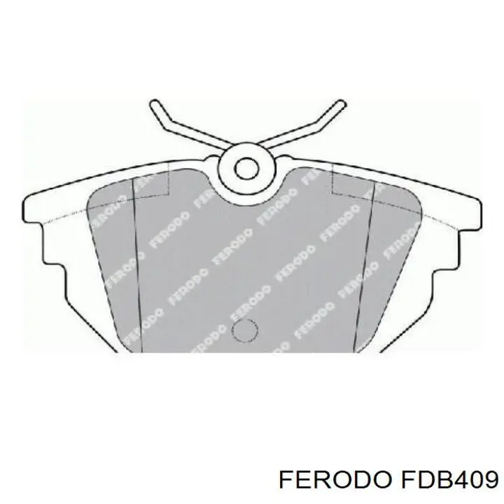 Купити FDB409 Ferodo Задні колодки