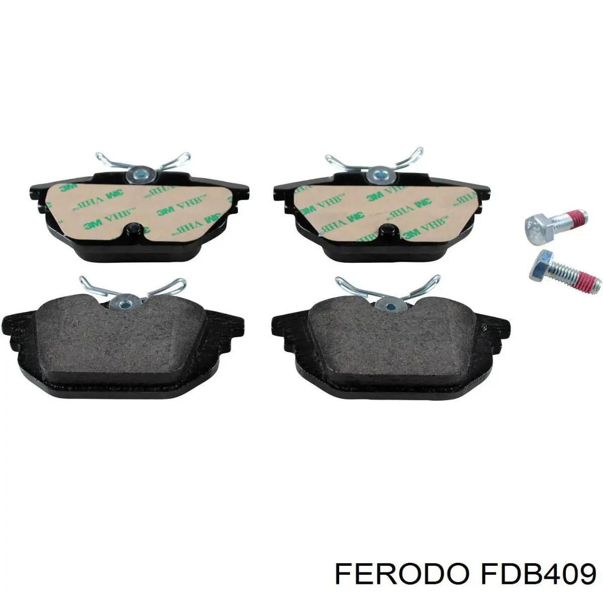 Задні дискові колодки Ferodo FDB409