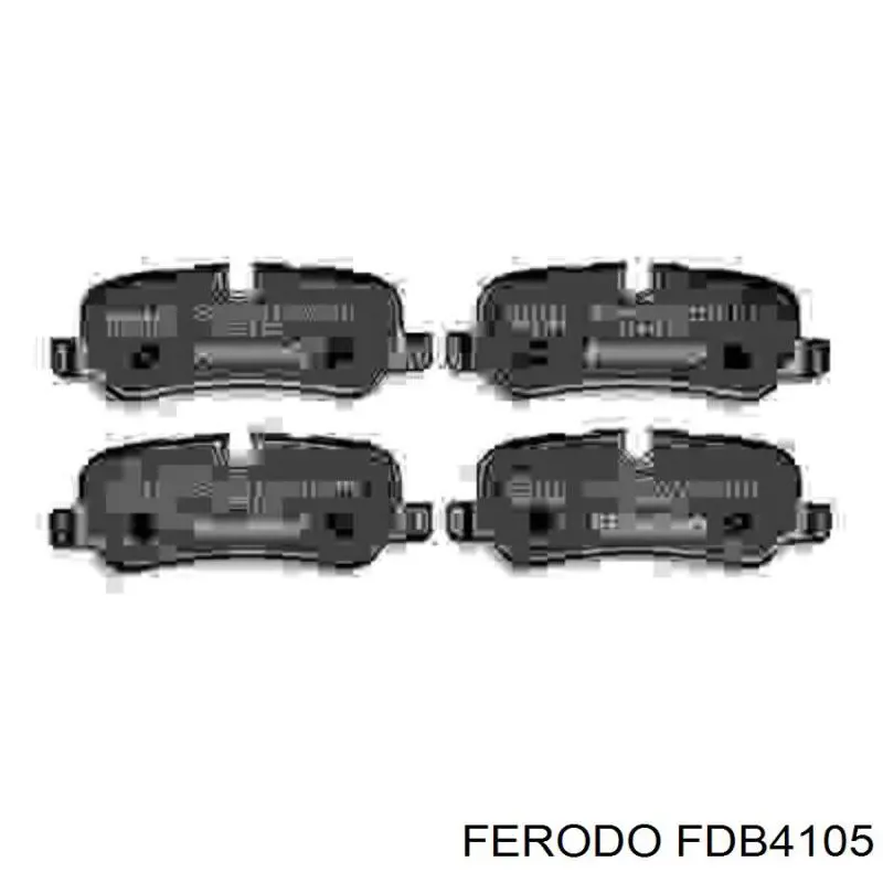 FDB4105 Ferodo колодки гальмові задні, дискові