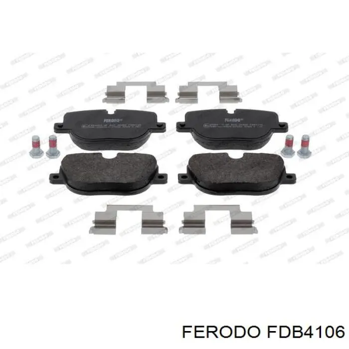 FDB4106 Ferodo колодки гальмові задні, дискові