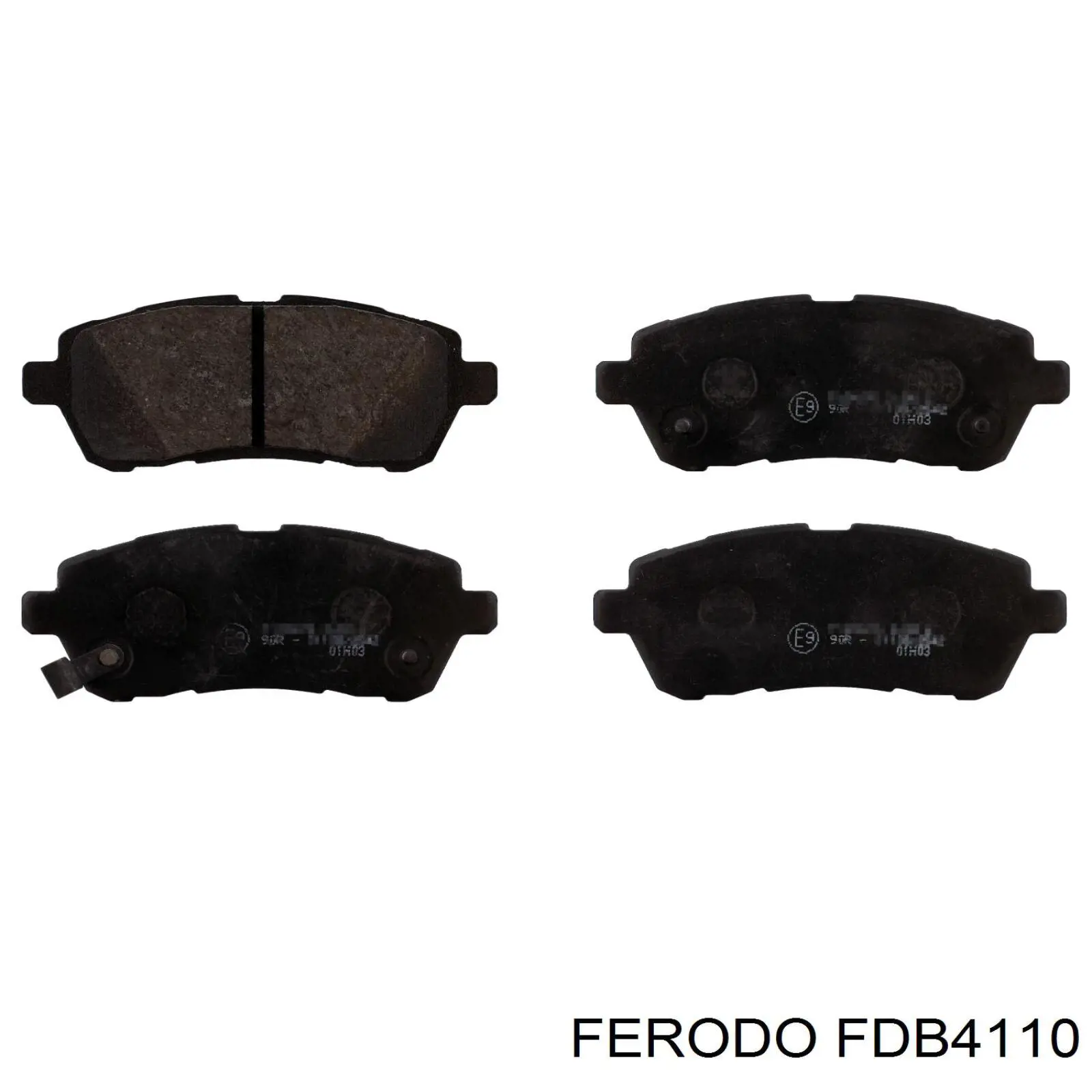 Гальмівні колодки Ferodo FDB4110 ціна, від 28.83 USD