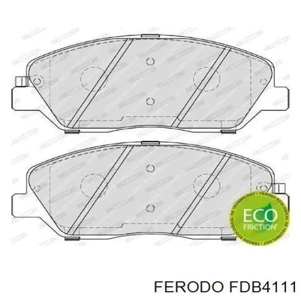 Гальмівні колодки Ferodo FDB4111 ціна, від 29.12 USD