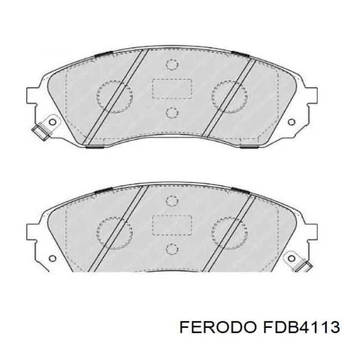Гальмівні колодки Ferodo FDB4113 ціна, від 31.85 USD