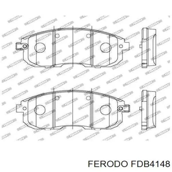 FDB4148 Ferodo колодки гальмівні передні, дискові