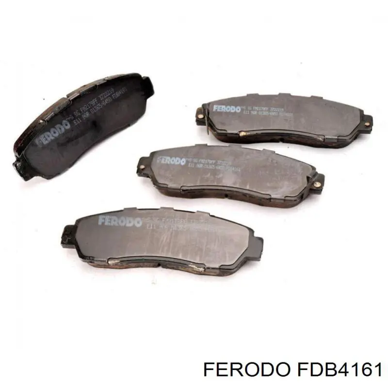 FDB4161 Ferodo колодки гальмівні передні, дискові