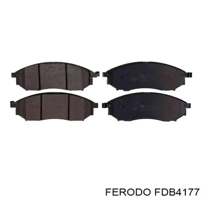 Передні тормозні колодки FDB4177 Ferodo
