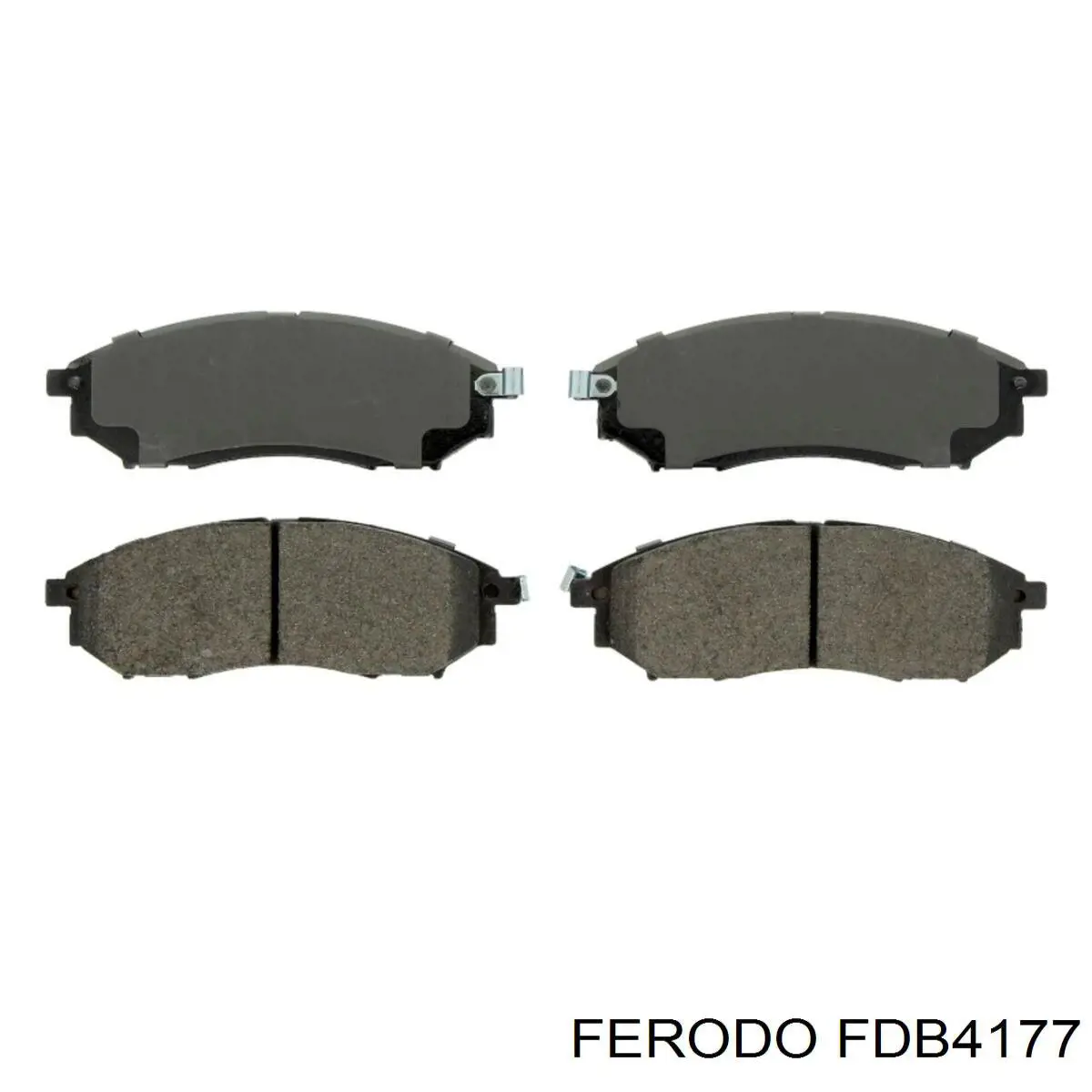 FDB4177 Ferodo Передні гальмівні колодки