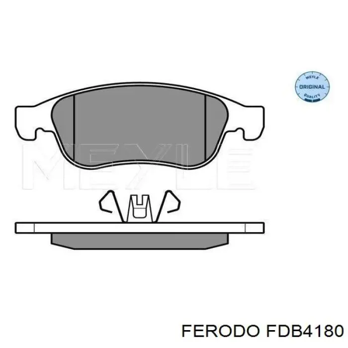 Передні тормозні колодки FDB4180 Ferodo