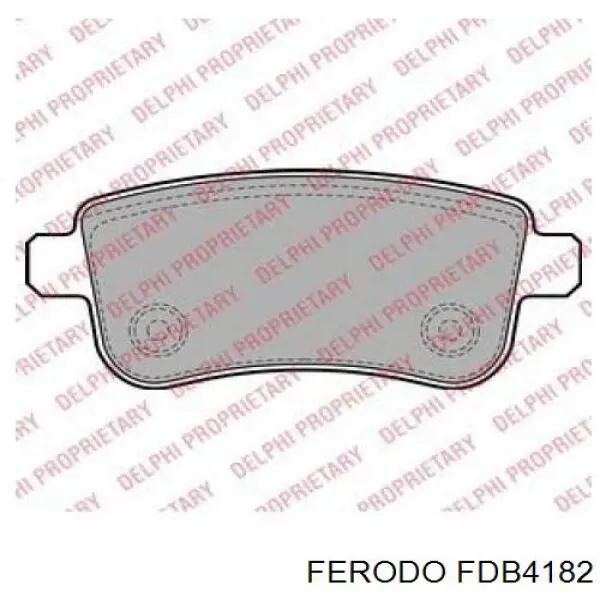 Купити FDB4182 Ferodo Задні колодки