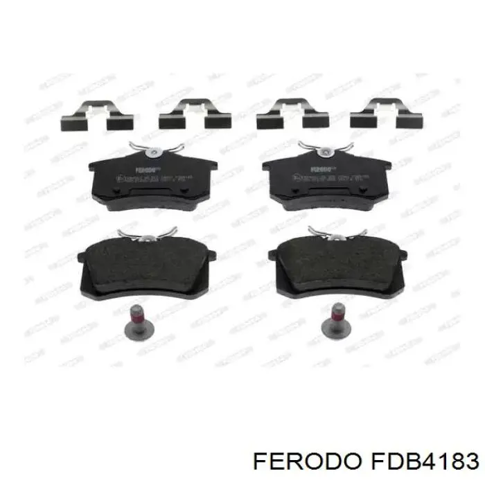 FDB4183 Ferodo колодки гальмові задні, дискові