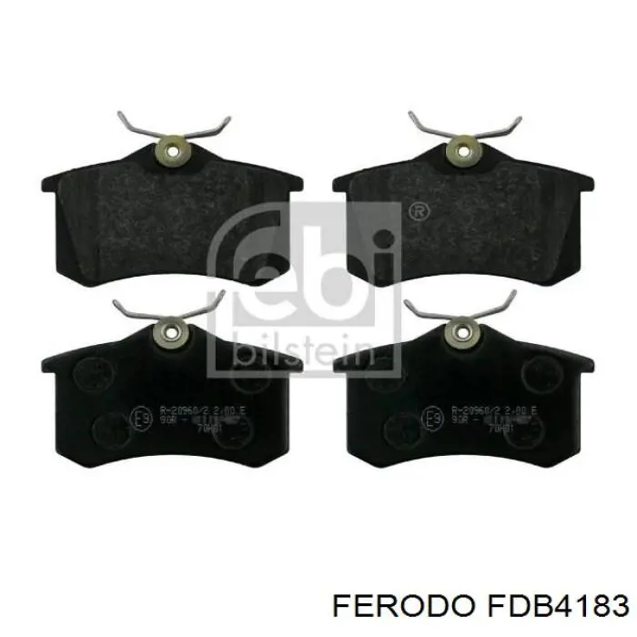 Задні гальмівні колодки Ferodo FDB4183 ціна, від 18.99 USD