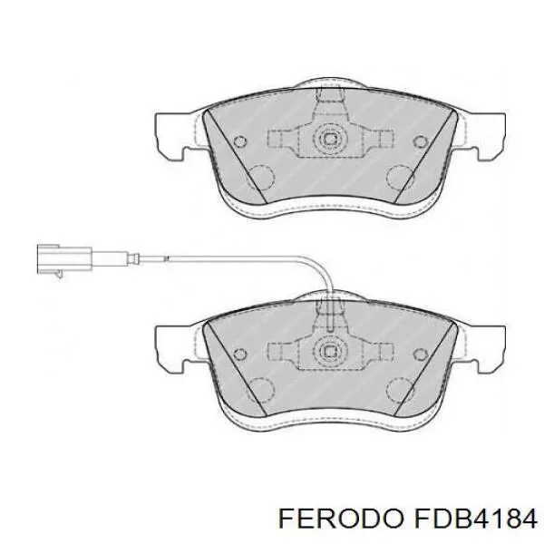 FDB4184 Ferodo колодки гальмівні передні, дискові