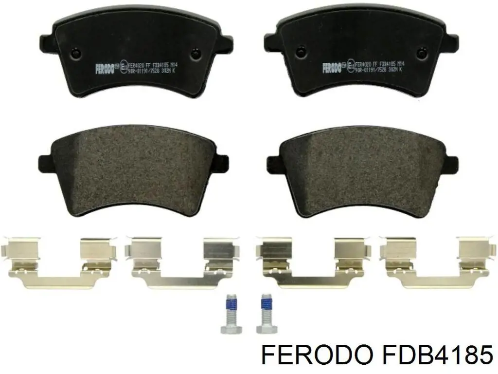 FDB4185 Ferodo колодки гальмівні передні, дискові