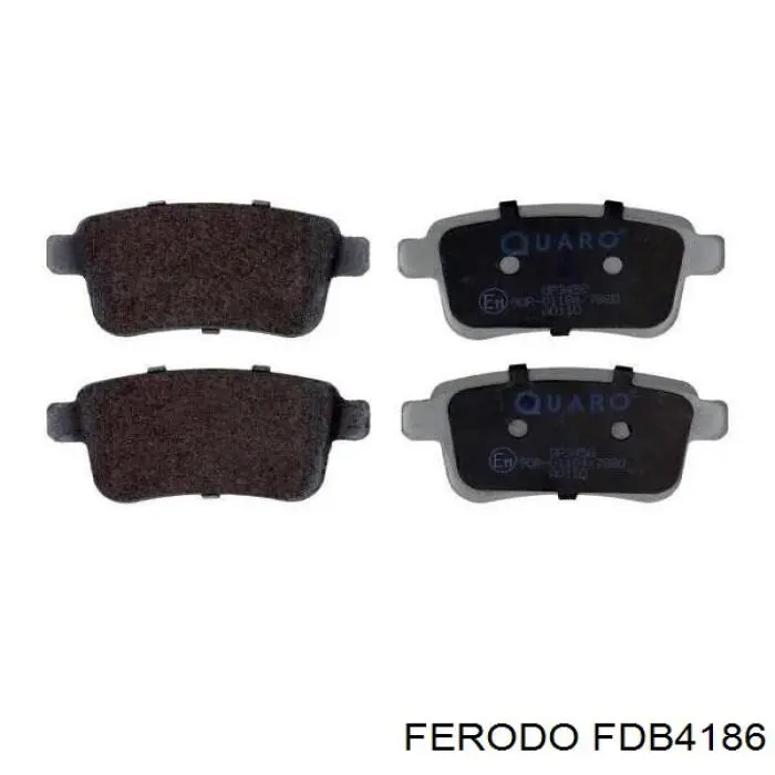 Задні гальмівні колодки FDB4186 Ferodo
