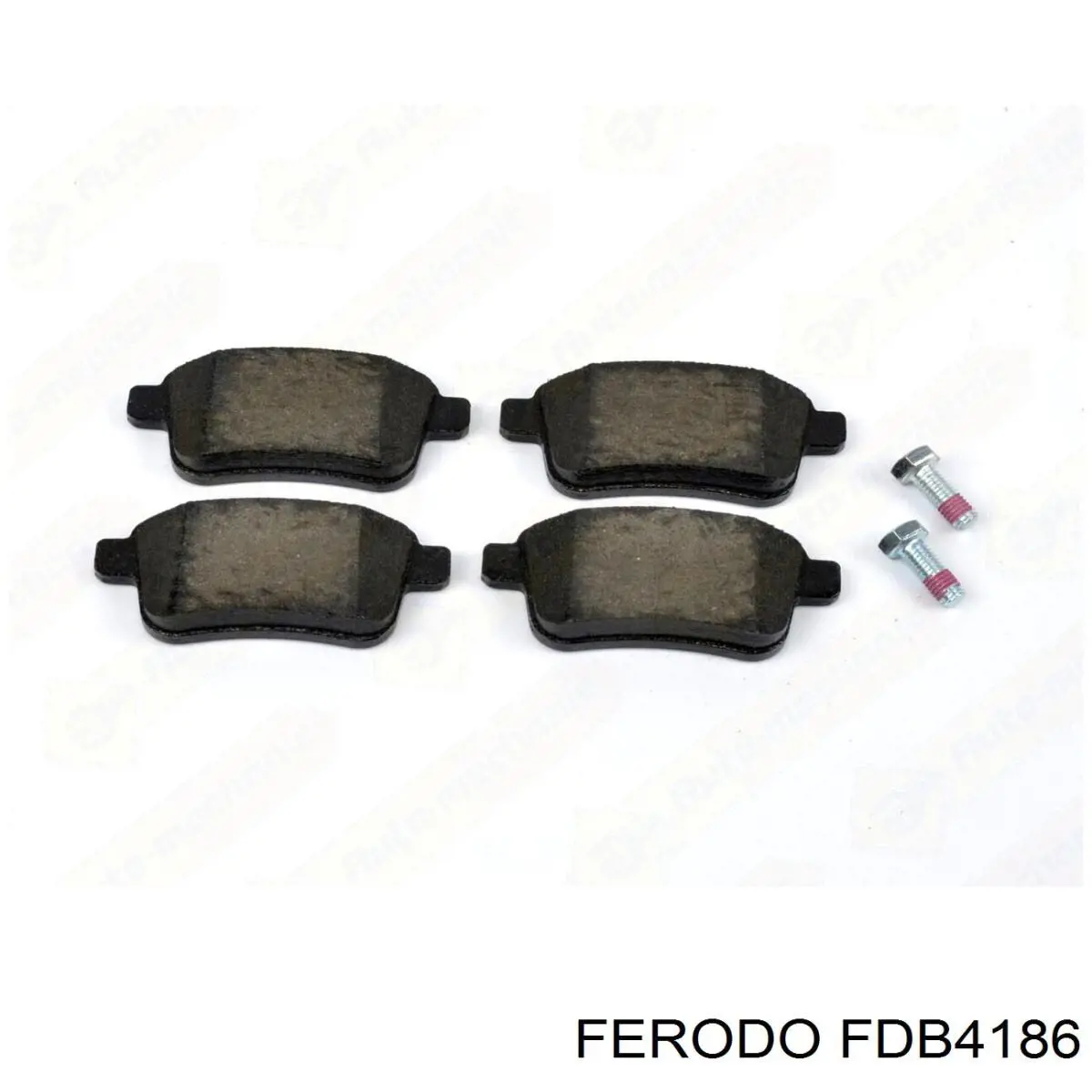 FDB4186 Ferodo Колодки гальмівні задні, дискові