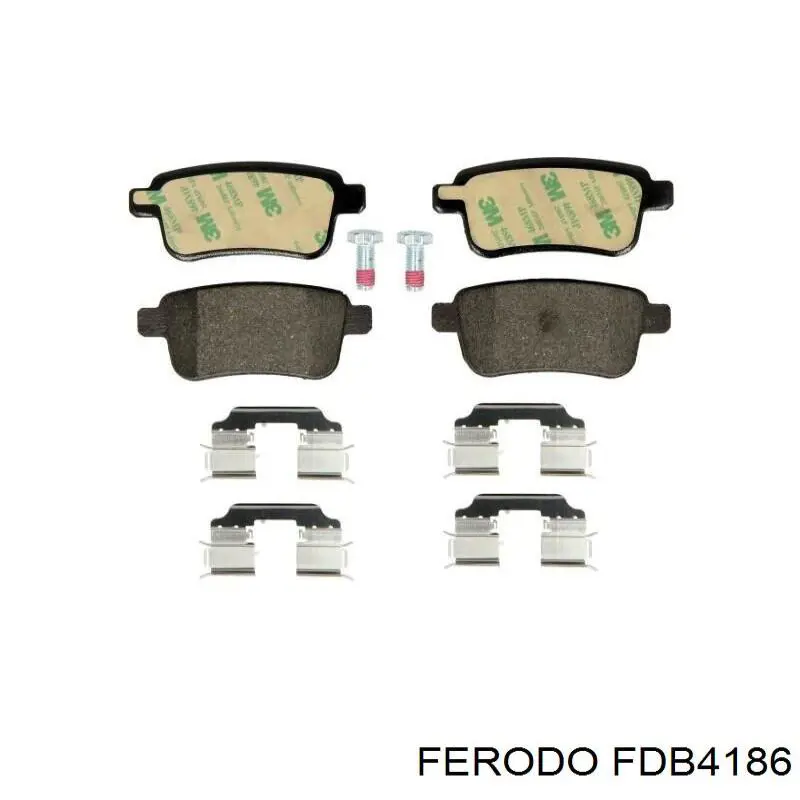 Купити FDB4186 Ferodo Задні колодки