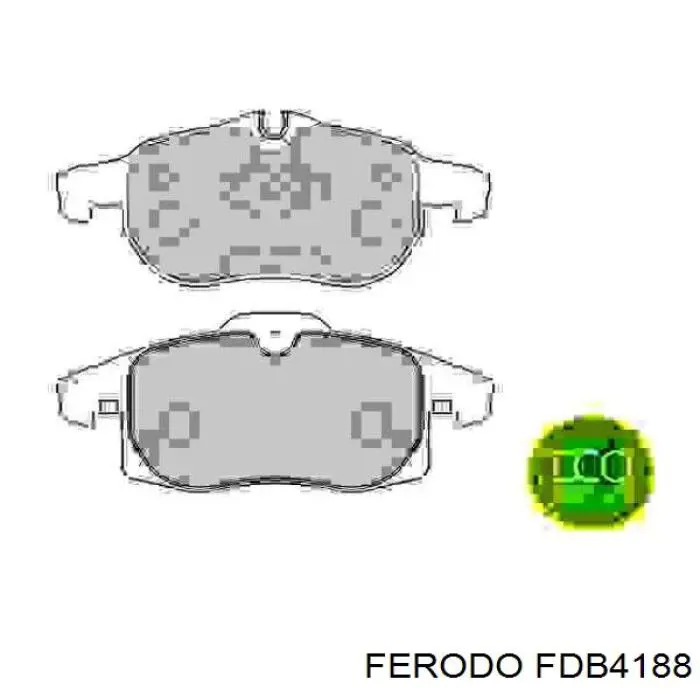 Гальмівні колодки Ferodo FDB4188 ціна, від 23.90 USD