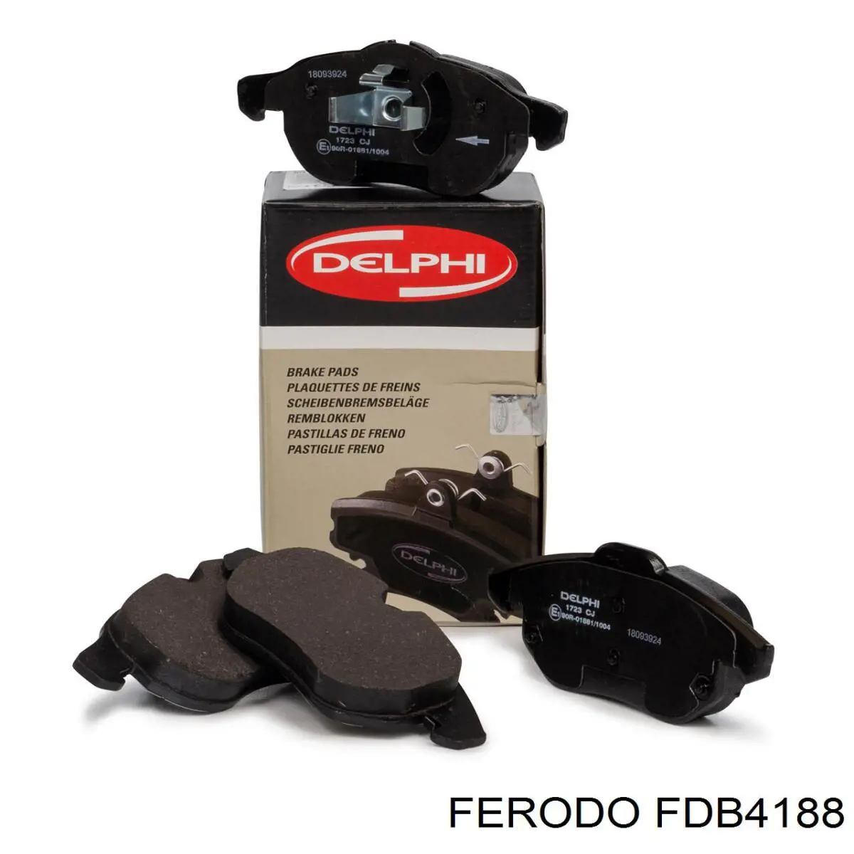 FDB4188 Ferodo Передні гальмівні колодки