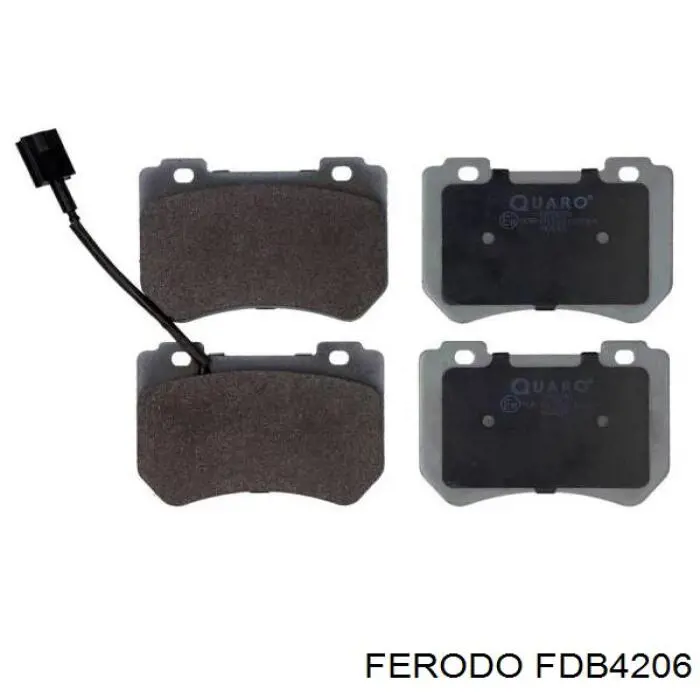 Купити FDB4206 Ferodo Колодки гальмівні передні, дискові