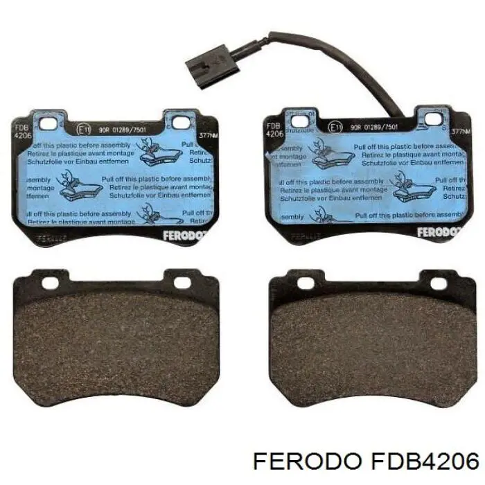 FDB4206 Ferodo колодки гальмівні передні, дискові