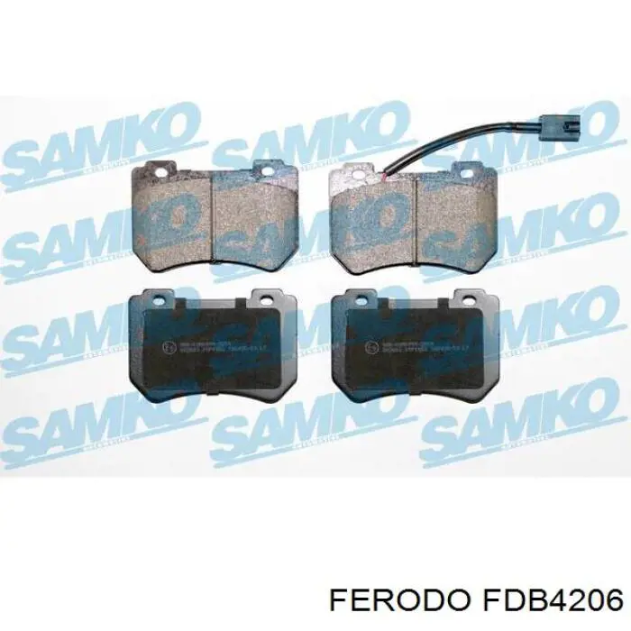 Гальмівні колодки Ferodo FDB4206 ціна, від 34.56 USD