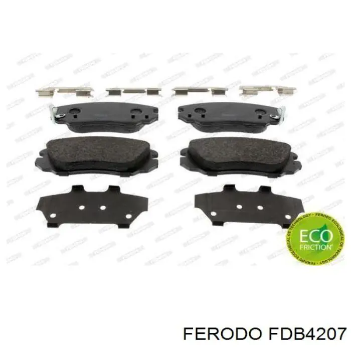 FDB4207 Ferodo колодки гальмівні передні, дискові