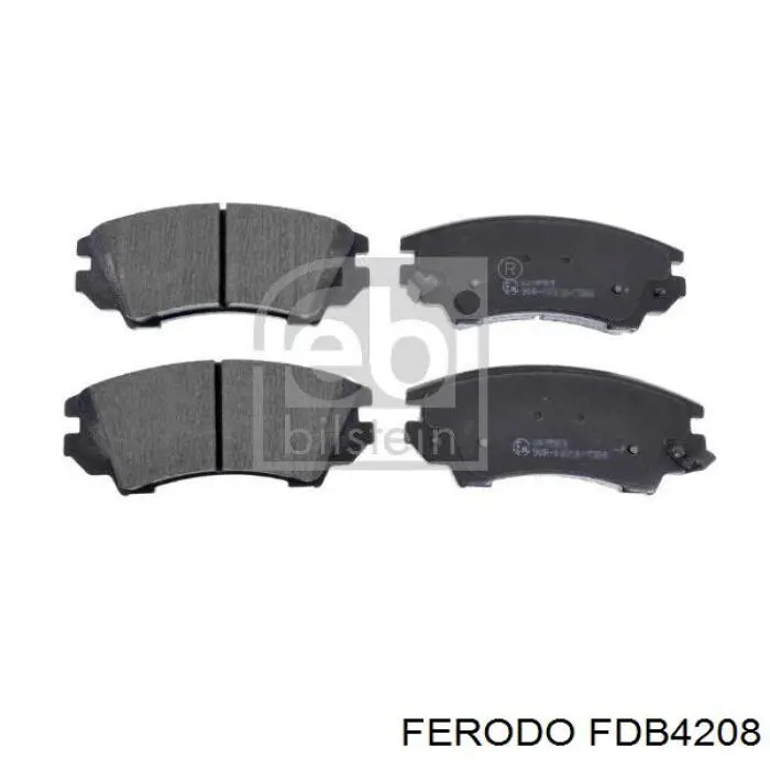 Гальмівні колодки Ferodo FDB4208 ціна, від 44.76 USD