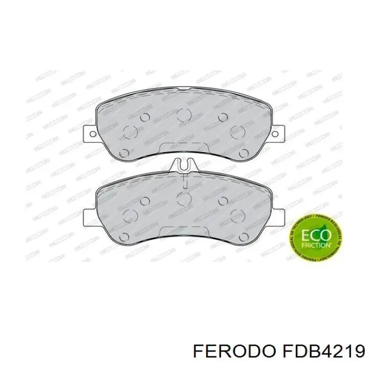 FDB4219 Ferodo Передні гальмівні колодки