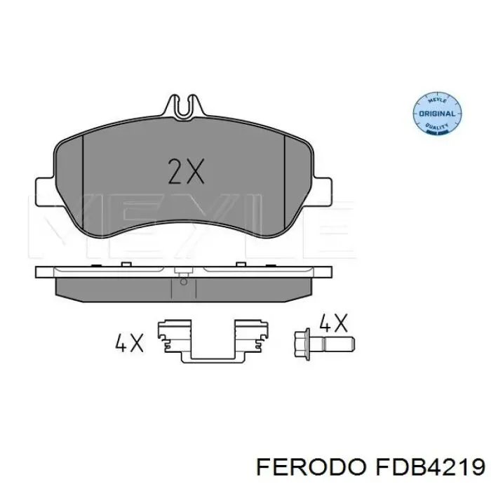 Гальмівні колодки Ferodo FDB4219 ціна, від 59.93 USD