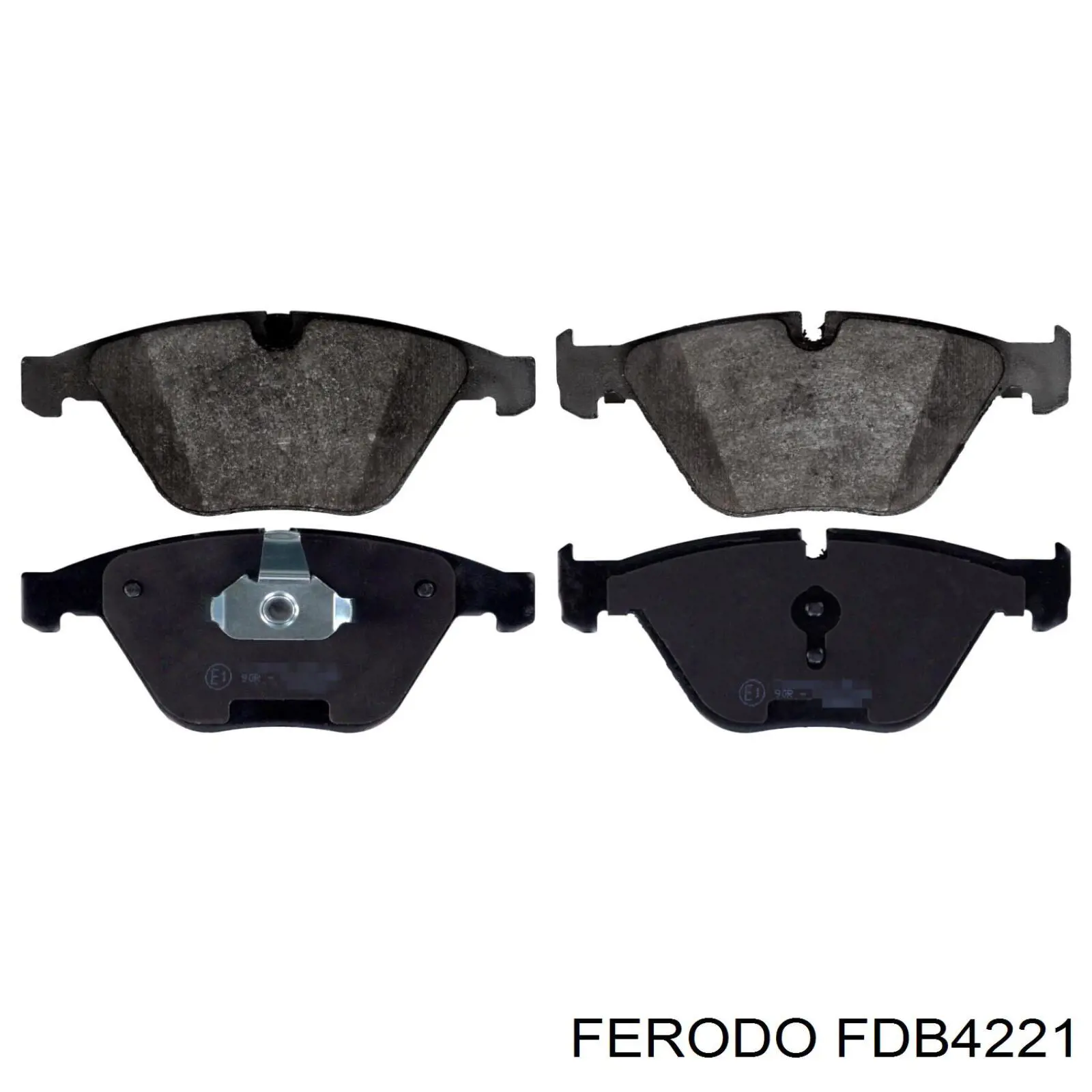 FDB4221 Ferodo колодки гальмівні передні, дискові