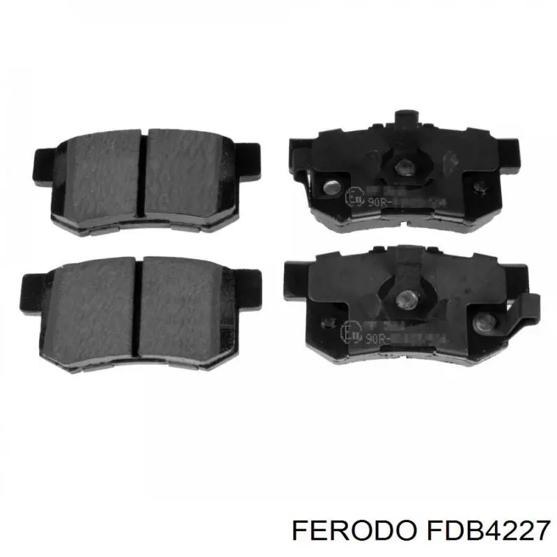 FDB4227 Ferodo колодки гальмові задні, дискові