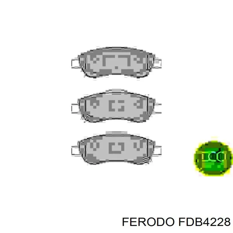FDB4228 Ferodo колодки гальмівні передні, дискові
