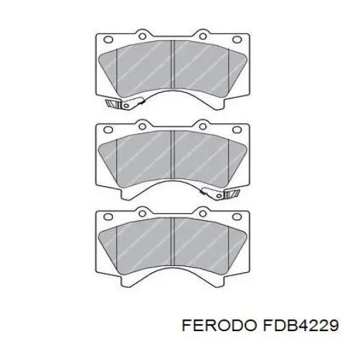 FDB4229 Ferodo колодки гальмівні передні, дискові