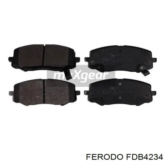 FDB4234 Ferodo колодки гальмівні передні, дискові