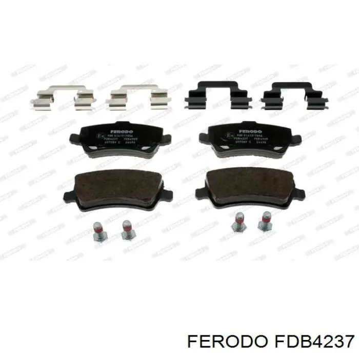 FDB4237 Ferodo колодки гальмові задні, дискові