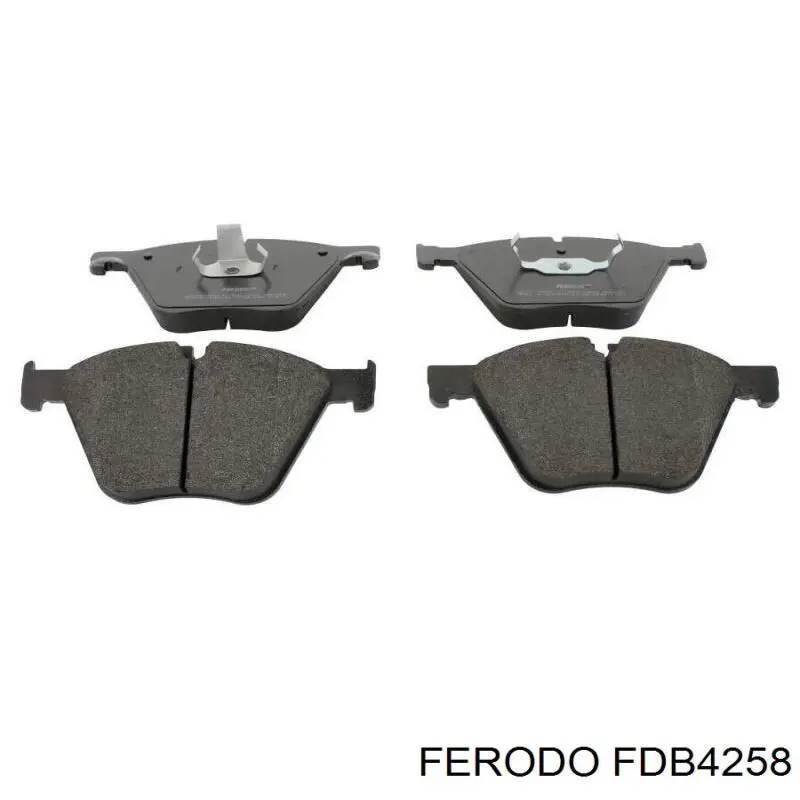 Передні тормозні колодки FDB4258 Ferodo