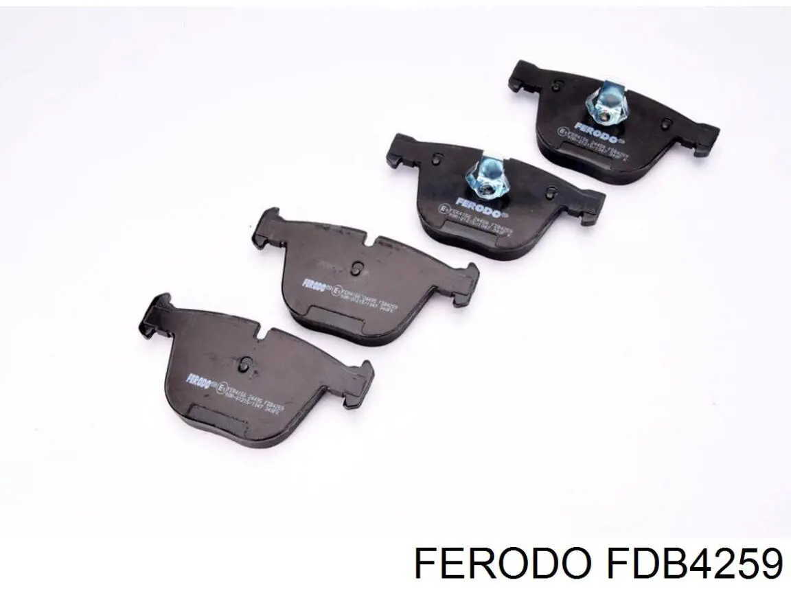 FDB4259 Ferodo колодки гальмові задні, дискові