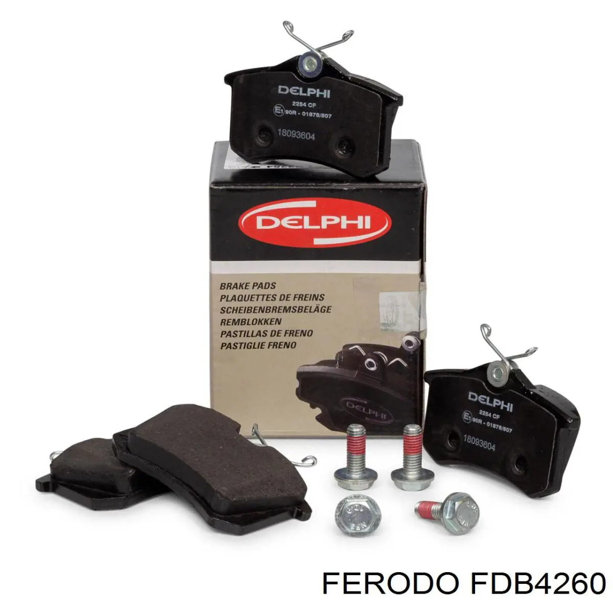 Задні гальмівні колодки Ferodo FDB4260 ціна, від 21.26 USD